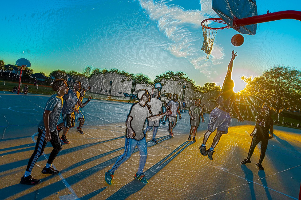 Basketball illustrations 