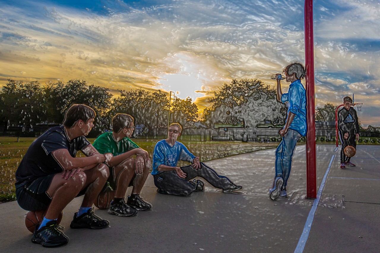 Basketball illustrations 