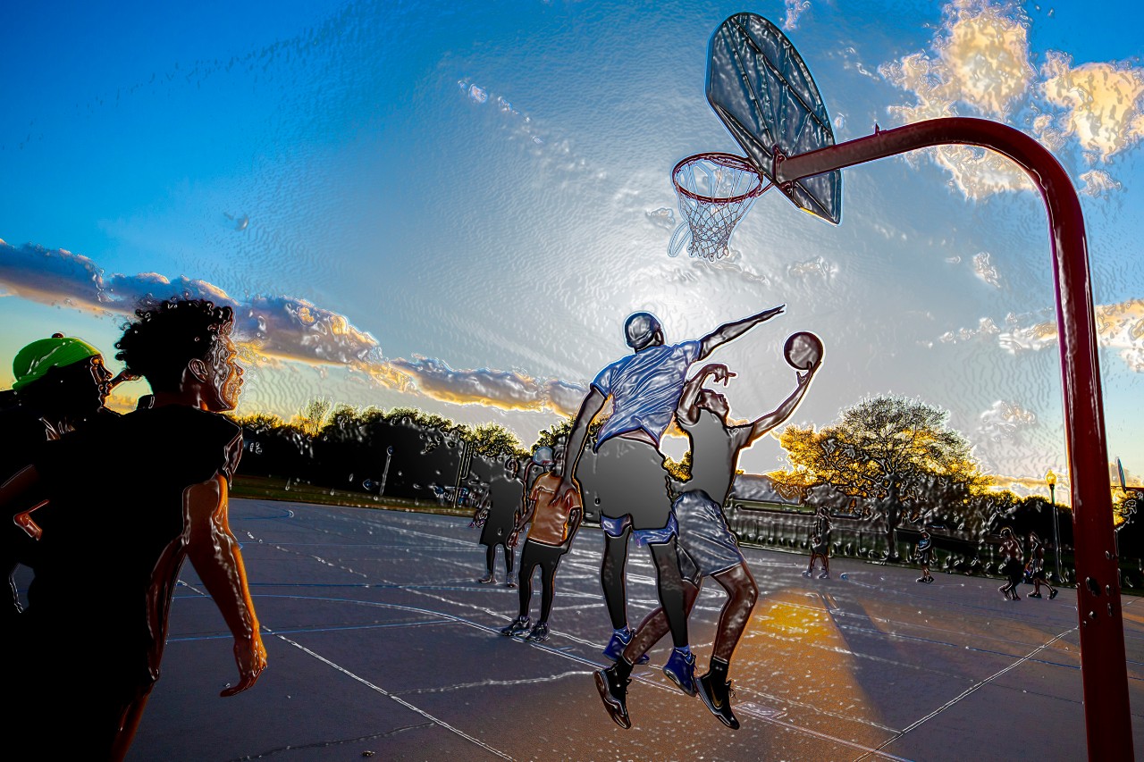Basketball illustrations 