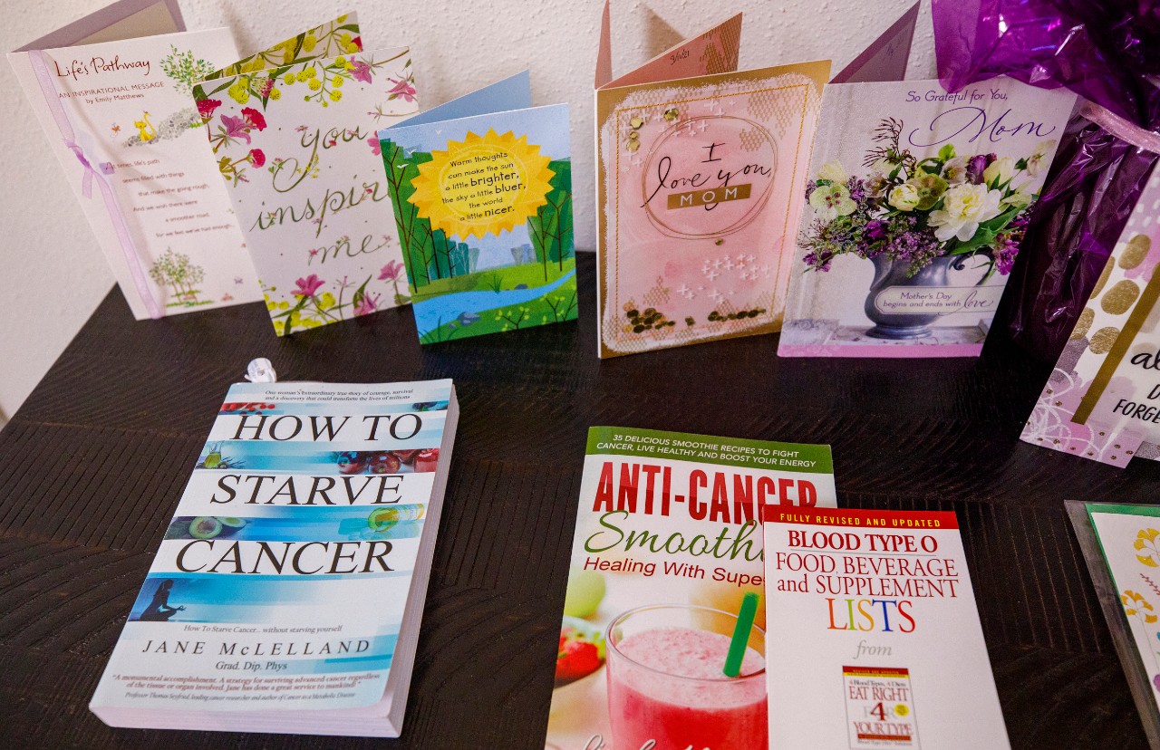 Card and book collection of Rachel Vazquez