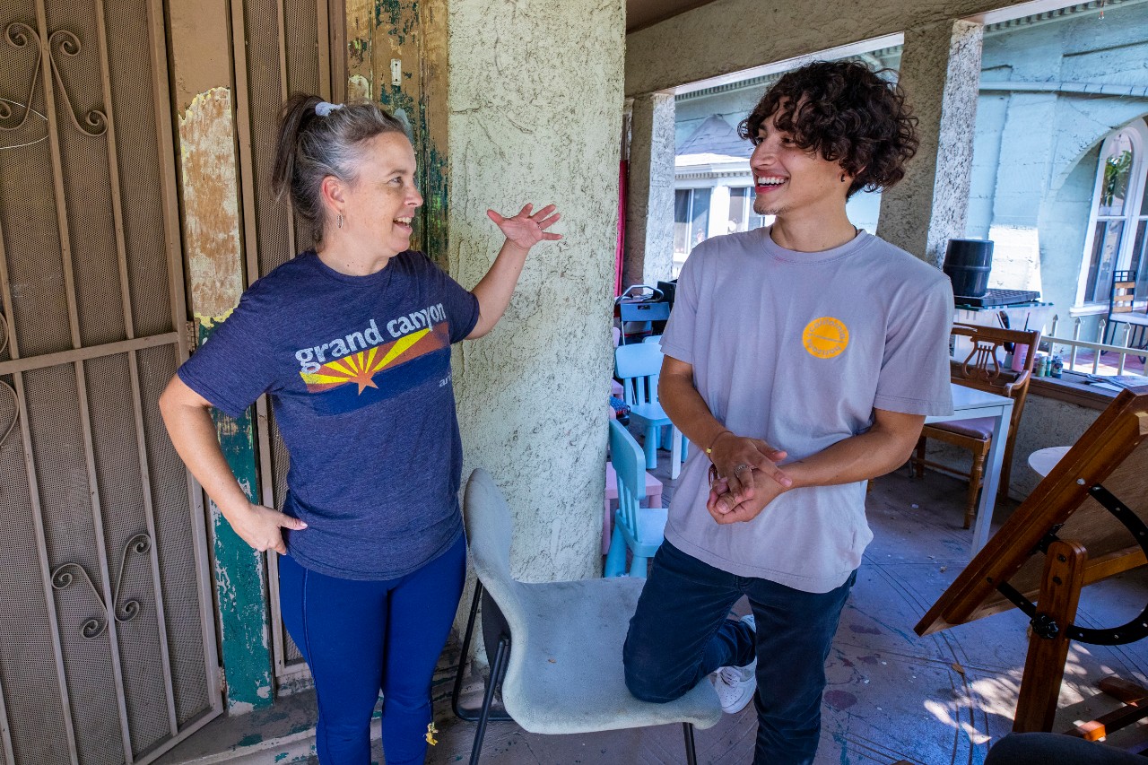 Nick Angarita  talks to Sarah Yetter